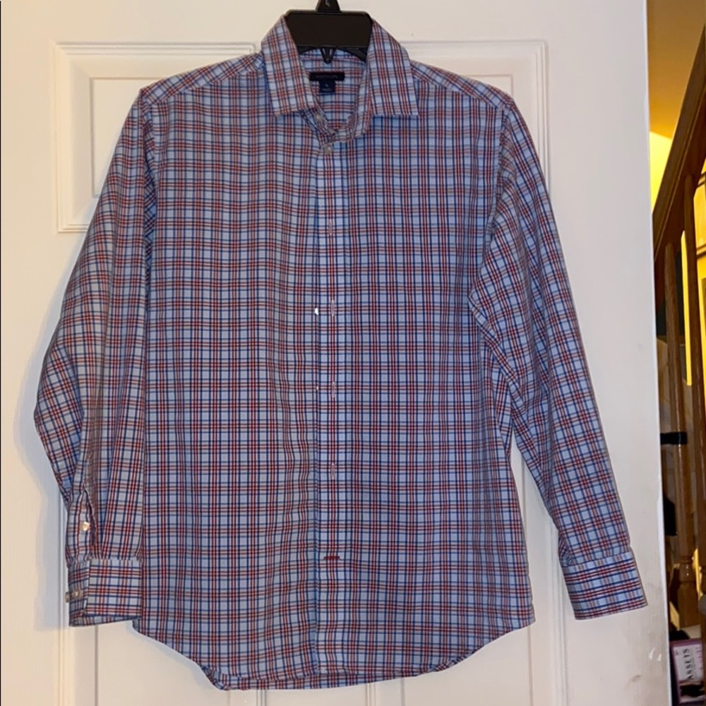 A long sleeve button down